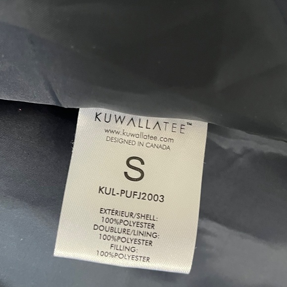 Metallic Blue Puffer Jacket - Picture 12 of 12